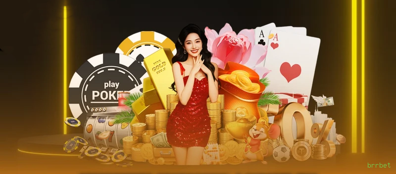 Imagem promocional do login da brrbet